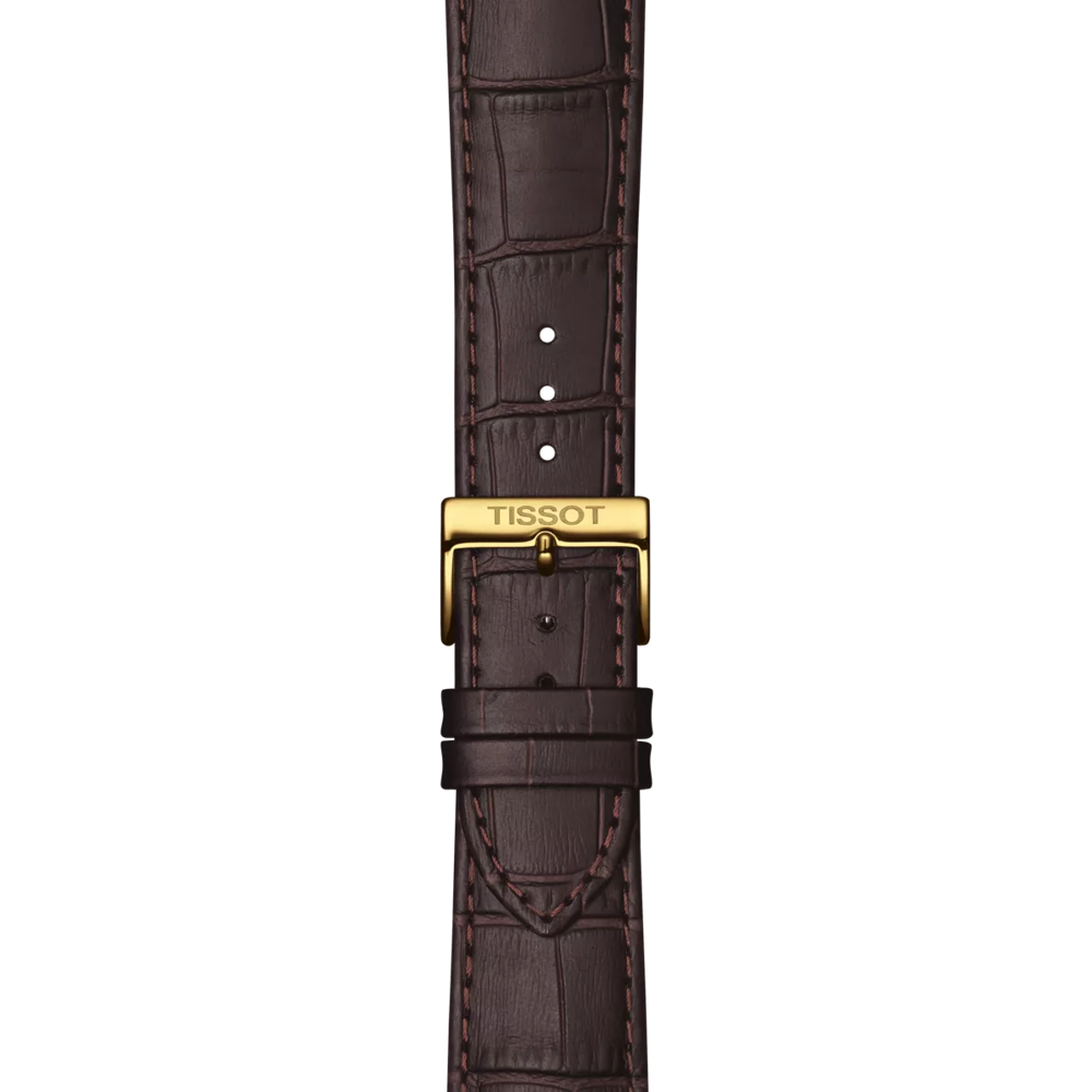 Tissot Classic Dream brown leather strap