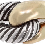 David Yurman Pre-Owned Labyrinth Sterling Silver & 14K Yellow Gold Ring | In-Store