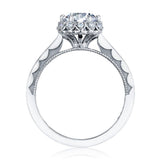 Tacori Sculpted Crescent 18K White Gold Diamond Engagement Ring | In-Store