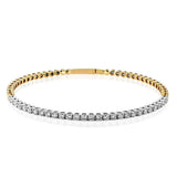Simon G. Diamond Tennis Bangle 18K Gold | 1.45ct