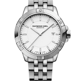 Raymond Weil Tango Classic Men's Watch - White Dial Steel Bracelet | Ref. 8160-ST-00300 In-Store