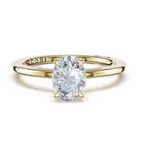Simply TACORI | Oval Solitaire Engagement Ring OVAL 18KT YELLOW GOLD