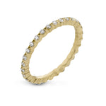 Simon G. PR118 diamond eternity band in 18K yellow gold