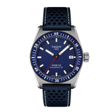 Tissot PR516 Powermatic 80 38mm Blue Leather Unisex Watch In-Store