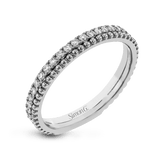 Simon G. MR2779 diamond stackable band in 18K white gold or platinum