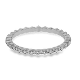 Simon G. PR118 white gold eternity band, alternate view