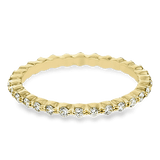 Simon G. PR118 yellow gold eternity band, alternate view
