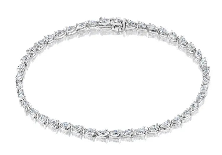 Tacori Stilla - Pear Diamond Tennis Bracelet 18kt