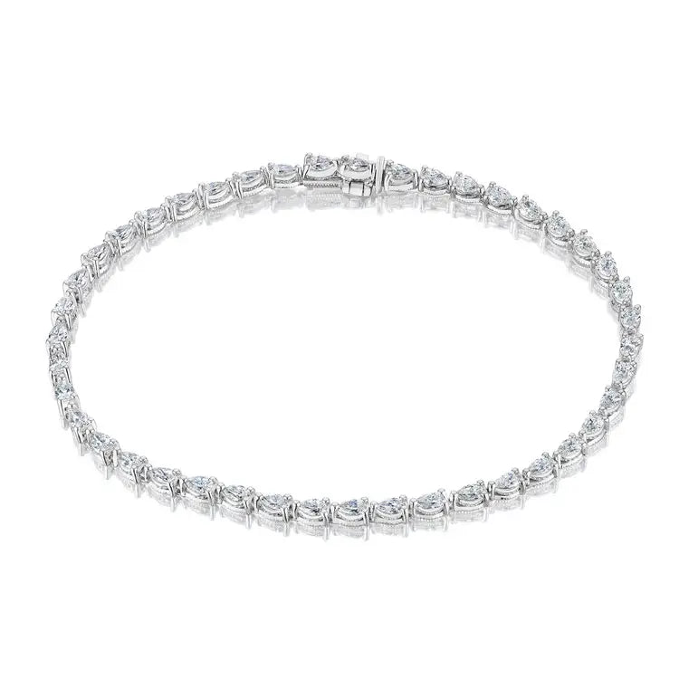 Tacori Stilla - Pear Diamond Tennis Bracelet 18kt