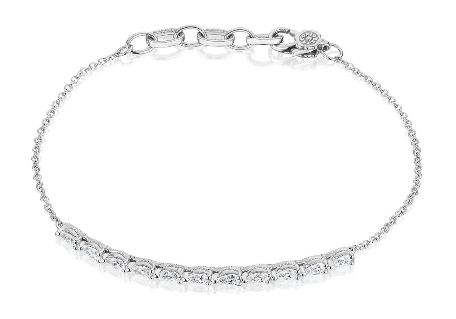 Tacori Stilla - Pear Diamond Bracelet 18k Gold
