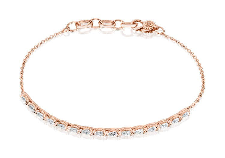 Tacori Stilla - Pear Diamond Bracelet 18k Gold
