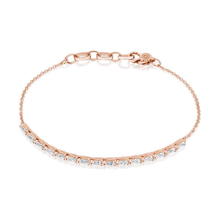 Tacori Stilla - Pear Diamond Bracelet 18k Gold