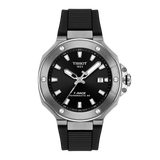 Tissot T-Race Powermatic 80 41mm Automatic Watch T141.807.17.051.00 | Black Dial & Black Silicone Strap