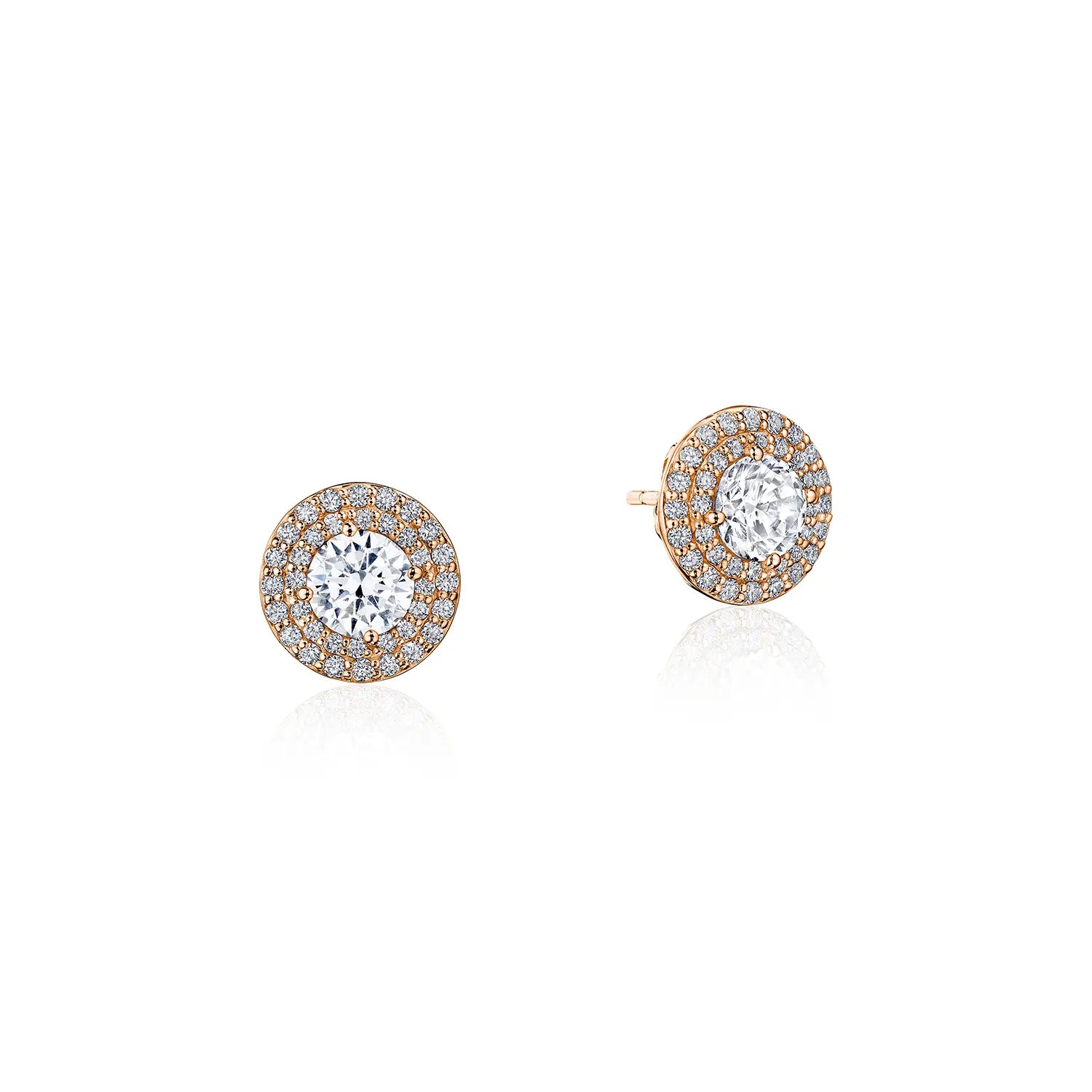 Double Bloom Diamond Earring