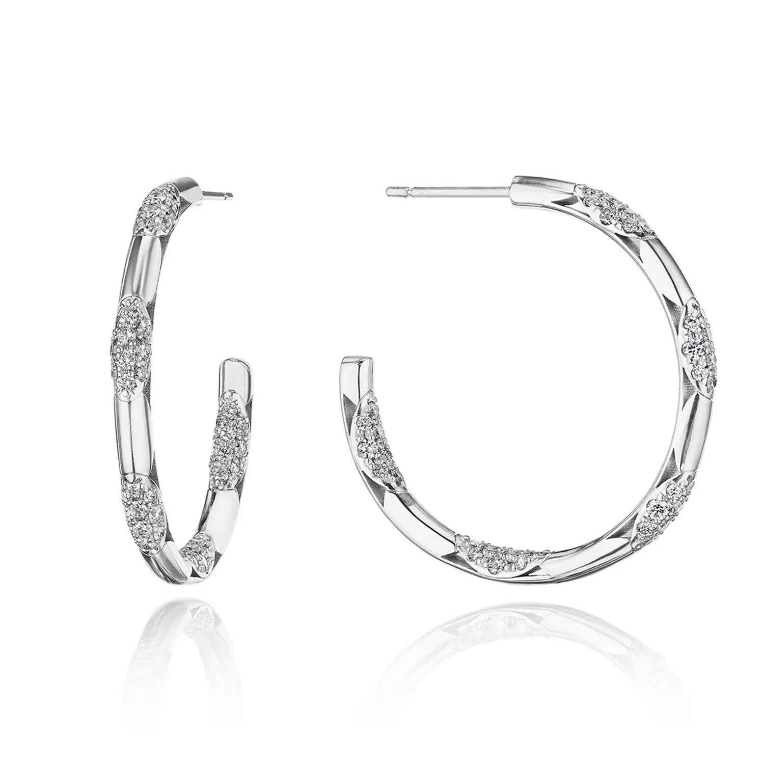 Hoop Earrings, Pulse 34mm