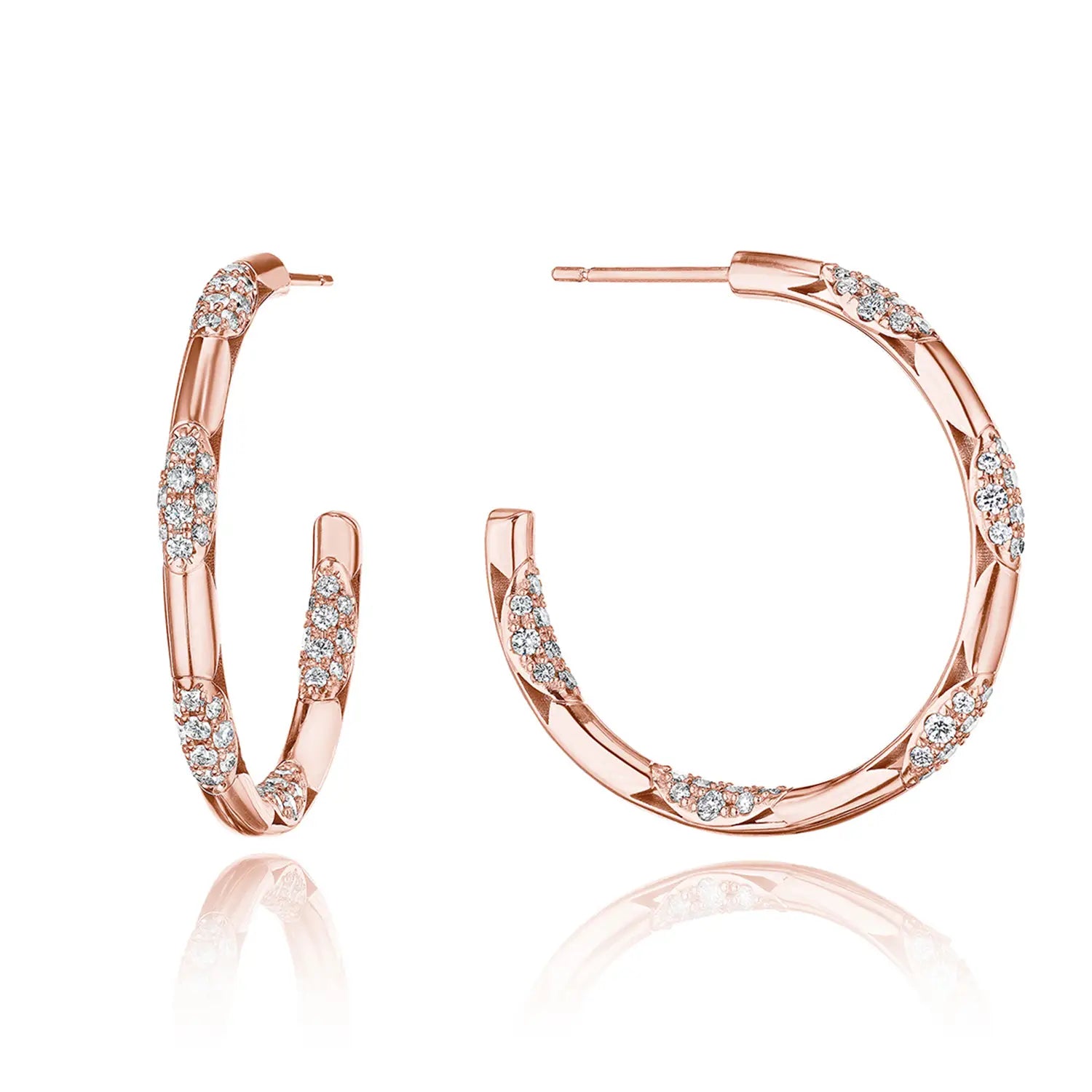 Hoop Earrings, Pulse 34mm