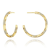 Hoop Earrings, Pulse 34mm