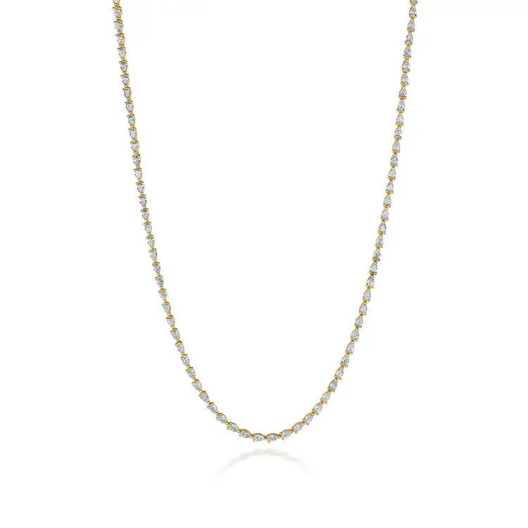 Tacori Stilla - Pear Diamond Tennis Necklace