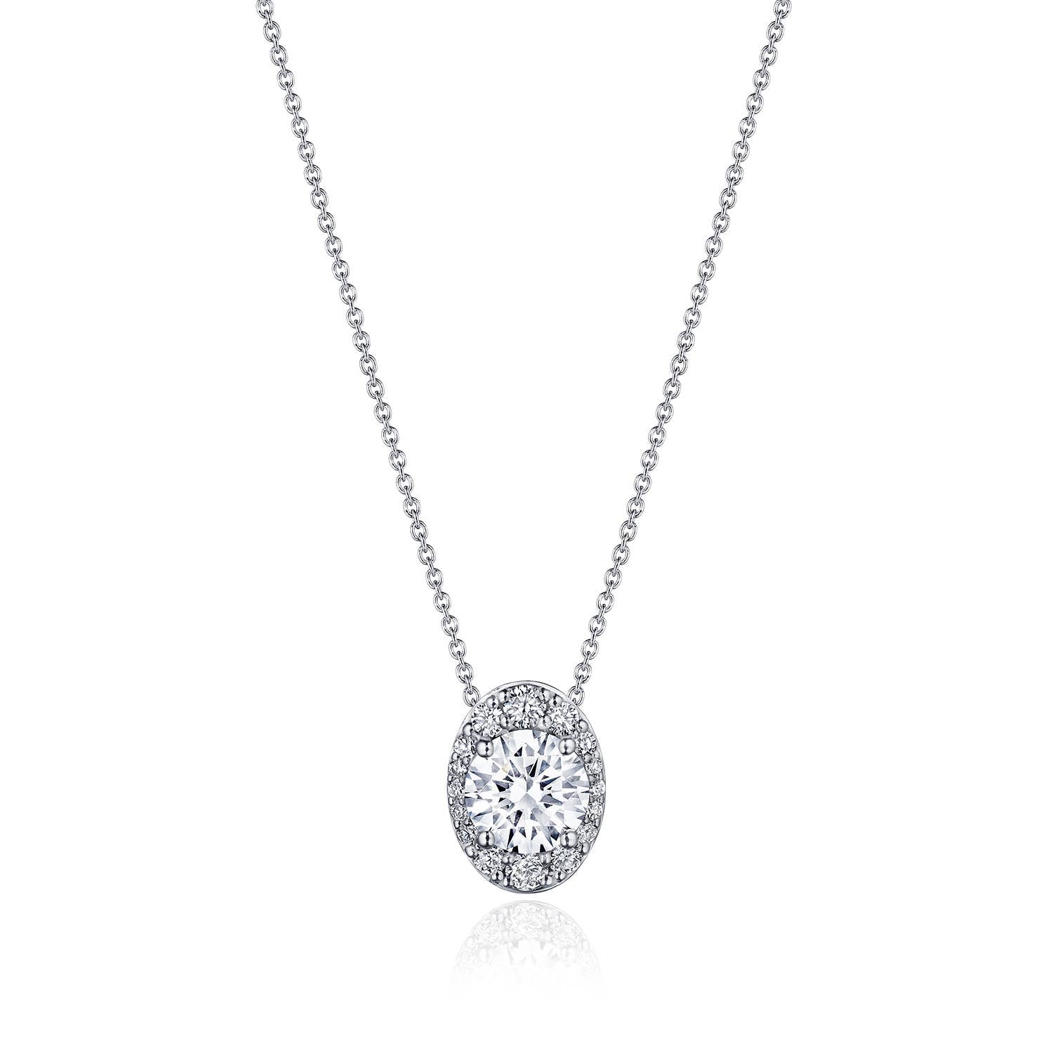 17" Vertical Bloom Diamond Necklace