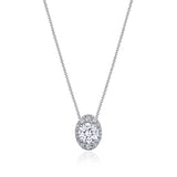 17" Vertical Bloom Diamond Necklace