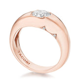 Tacori Allure Domed Round Lab Grown Diamond Ring