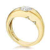 Tacori Allure Domed Round Lab Grown Diamond Ring