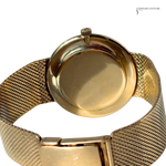 Girard-Perregaux 14K gold case back and mesh bracelet