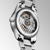 Ladies' LONGINES MASTER COLLECTION MOONPHASE - L2.409.4.87.6 Automatic watch bracelet, Ø 34.00 mm, stainless steel Unisex