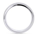 Simon G. LG147 men's wedding band, brushed finish detail