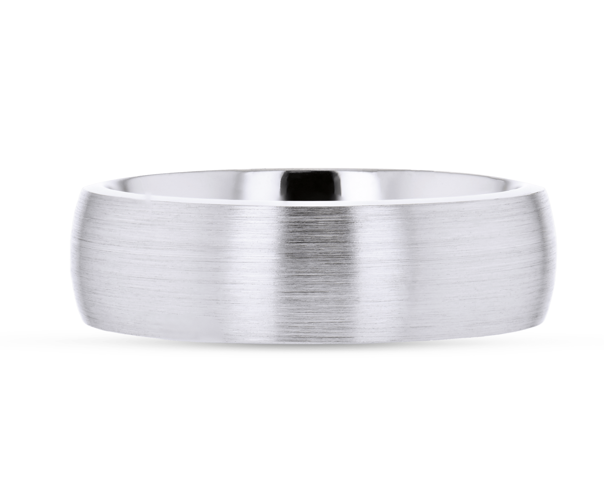 Simon G. LG147 brushed men's band, side profile