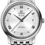 Omega De Ville Prestige Co-Axial Chronometer 36.8mm Stainless Steel Silver Dial Automatic Watch | Ref. 424.10.37.20.04.001