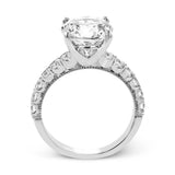 5 Ct Round Lab Grown Diamond Engagement Ring 18K White Gold | In-Store