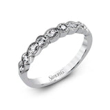 Simon G. 18K White Gold Diamond Wedding Set | Designer Bridal Set MR2399