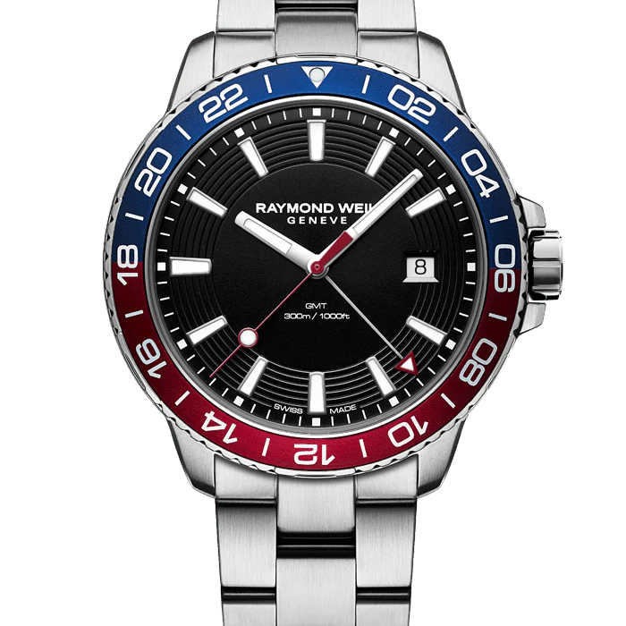 Raymond Weil Tango 300 GMT 8280-ST3-20001 Swiss Quartz Diver Watch