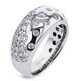 Simon G. Scattered Diamond Fashion Ring
