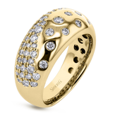 Simon G. Scattered Diamond Fashion Ring
