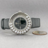Swarovski Crystalline Glam 35mm Black Dial Watch 5519452 | Rose Gold Tone PVD & Crystal Filled Case