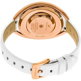 Swarovski Crystalline Oval White Silver Tone Watch 5230946 | Crystal Filled Swiss Quartz Ladies Watch