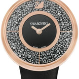 Swarovski Crystalline Black Dial Watch 5045371 | Rose Gold Tone Crystal Filled Swiss Quartz Watch