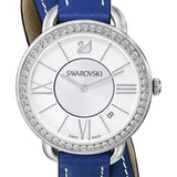 Swarovski Aila Day Double Tour Blue Leather Swiss Quartz Watch