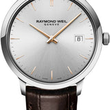Raymond Weil Toccata Classic Men's Watch - Rose Gold and Brown Leather | Ref. 5485-SL5-65001 In-Store