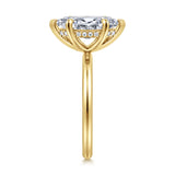 Anuk 14K Yellow Gold Diamond Engagement Ring
