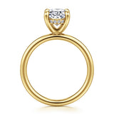 Anuk 14K Yellow Gold Diamond Engagement Ring