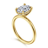 Anuk 14K Yellow Gold Diamond Engagement Ring