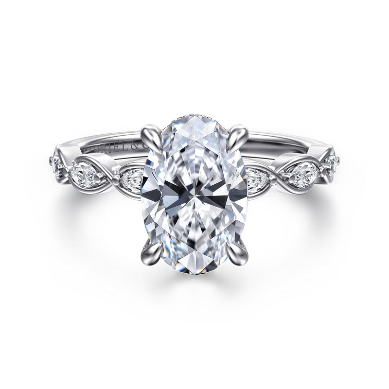 Claudia 14K Gold 2.00 CT Diamond Engagement Ring by Gabriel & Co.
