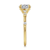 Frances - 14K Yellow Gold Round Diamond Engagement Ring | In-Store