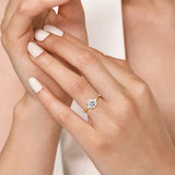 Frances - 14K Yellow Gold Round Diamond Engagement Ring | In-Store