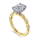 Claudia 14K Gold 2.00 CT Diamond Engagement Ring by Gabriel & Co.