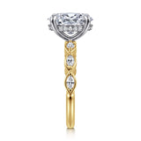 Claudia 14K Gold 2.00 CT Diamond Engagement Ring by Gabriel & Co.