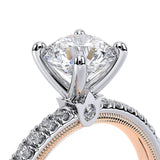 Verragio Tradition 14K Two-Tone Round Engagement Ring Setting | In-Store
